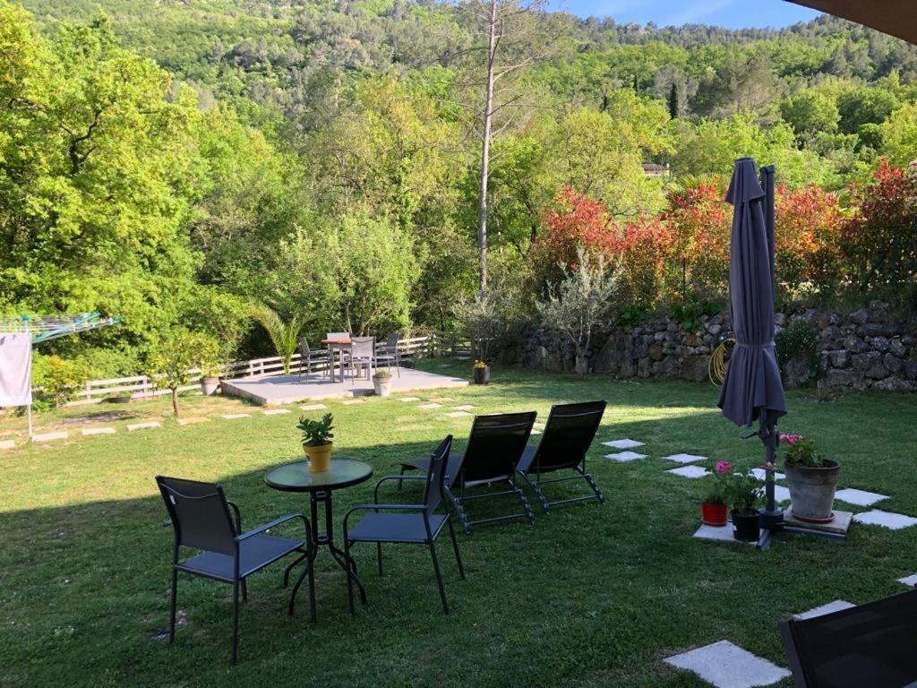 Studio Calme Et Agreable Avec Acces Jardin Partage Le Bar-sur-Loup Εξωτερικό φωτογραφία